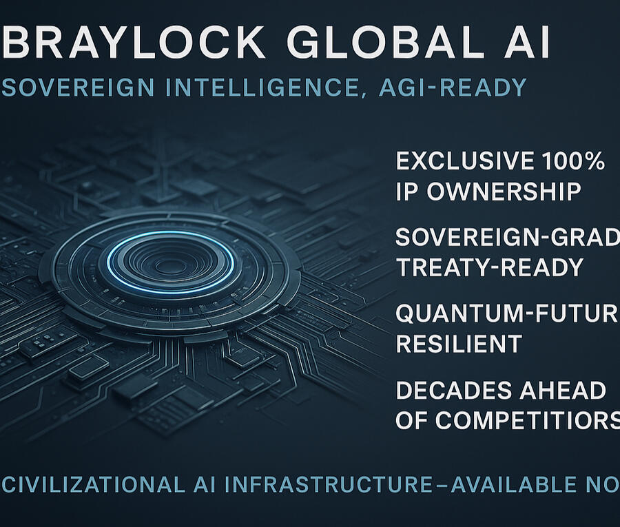 Braylock Global slate — Sovereign AI IP for Governments, Enterprises & Investors
