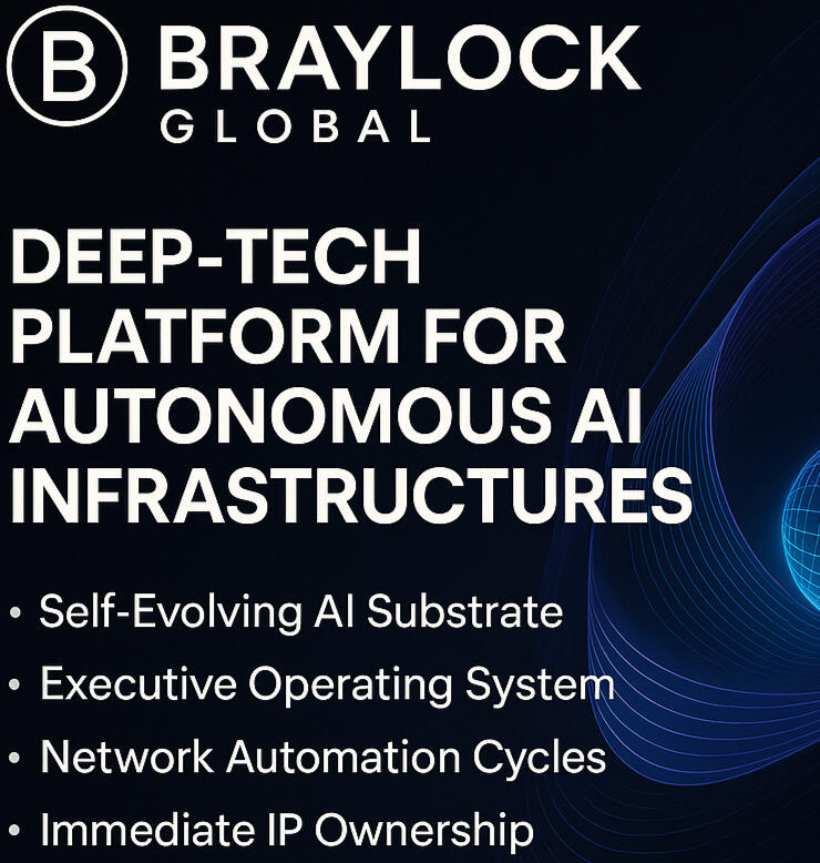 Braylock Global Logo Braylock Global — Sovereign AI IP platform logo